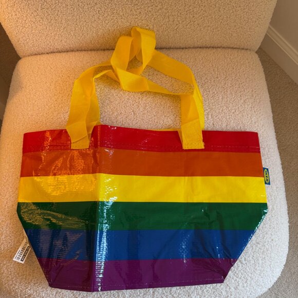 NWT! Ikea STORSTOMMA Multicolor Bag - Large - Picture 6 of 7